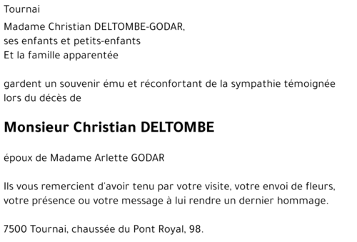Christian DELTOMBE
