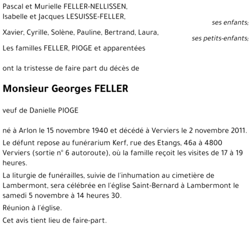 Georges FELLER