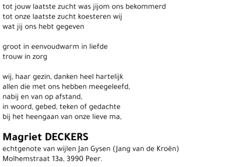 Magriet DECKERS