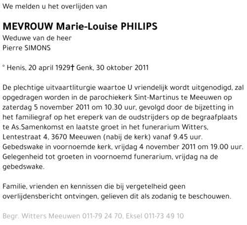 Marie-louise Philips