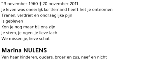 Marina Nulens