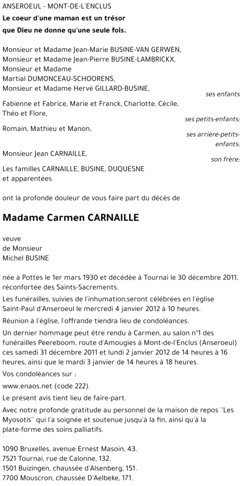 Carmen CARNAILLE
