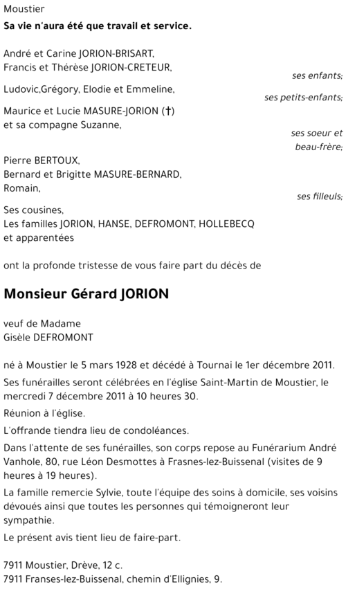 Gérard JORION