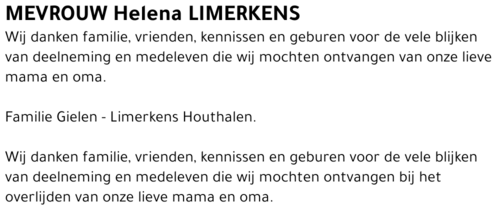 Helena LIMERKENS