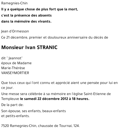 Ivan STRANIC