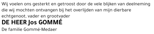 Jos Gommé
