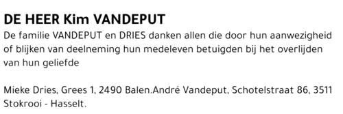 Kim VANDEPUT