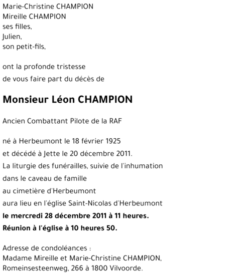 Léon CHAMPION