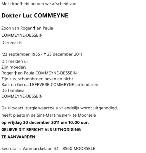 Luc COMMEYNE