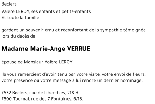 Marie-Ange VERRUE