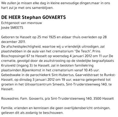 Stephan Govaerts