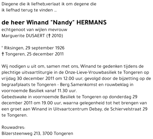 Winand HERMANS