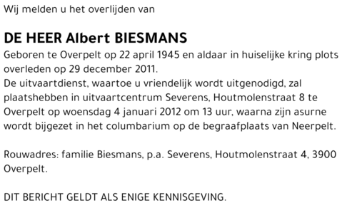 Albert Biesmans