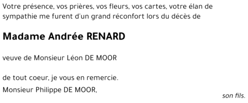 Andrée RENARD