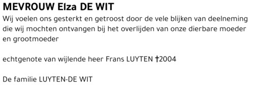 Elza DE WIT