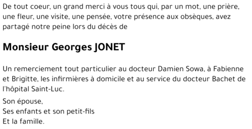 Georges JONET