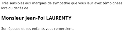 Jean-Pol LAURENTY