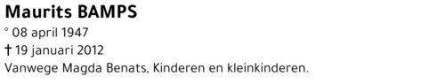 Maurits Bamps