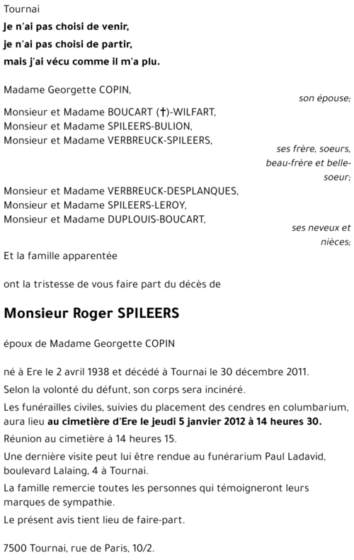 Roger SPILEERS