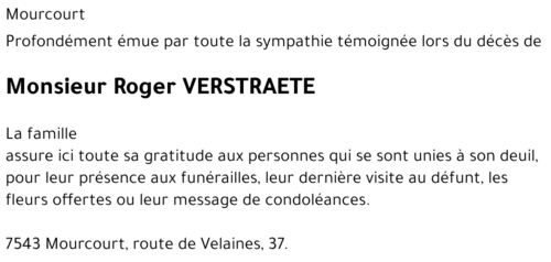 Roger VERSTRAETE