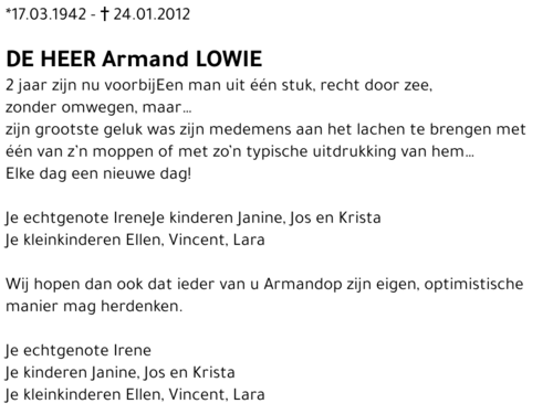 Armand LOWIE