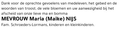 Maria Nijs