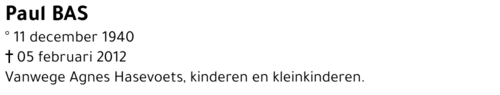 Paul Bas