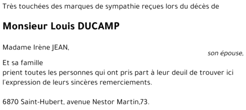 Louis DUCAMP