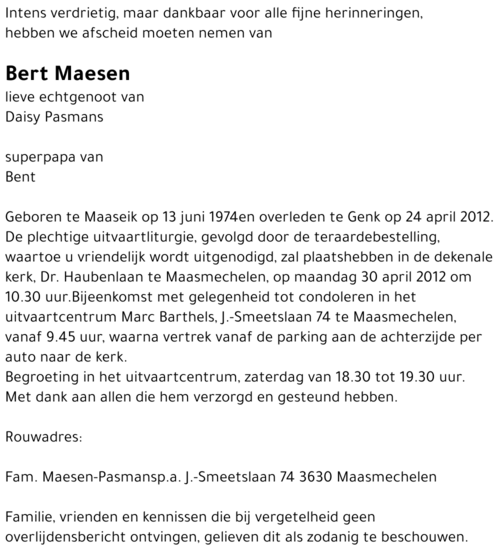 Bert Maesen