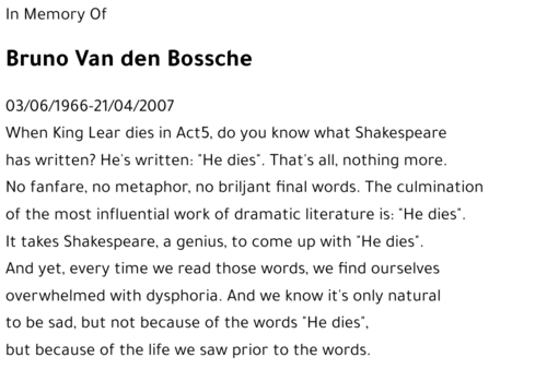 Bruno VAN DEN BOSSCHE