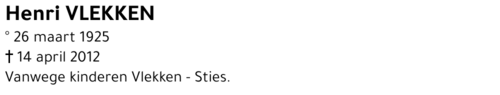 Henri Vlekken