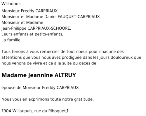 Jeannine Altruy