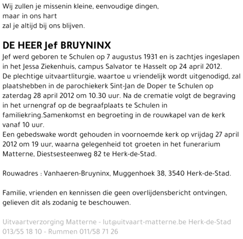 Jef Bruyninx