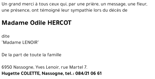Odile HERCOT