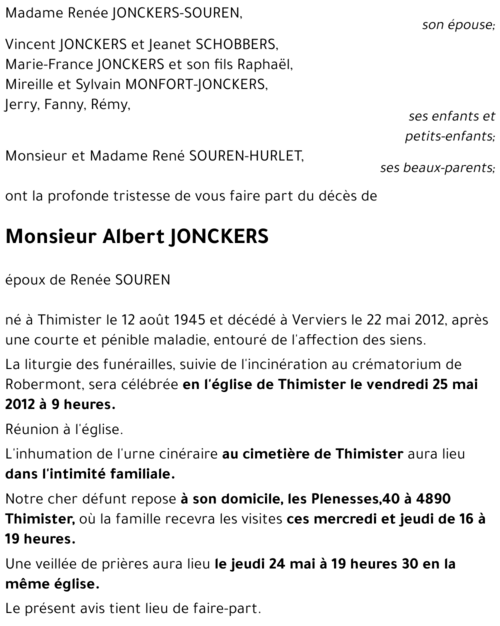 Albert JONCKERS