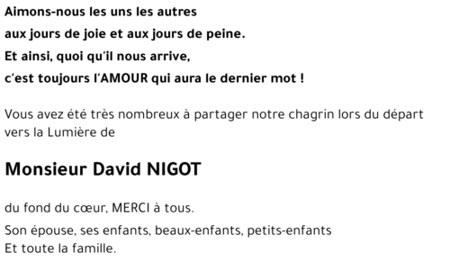 David NIGOT