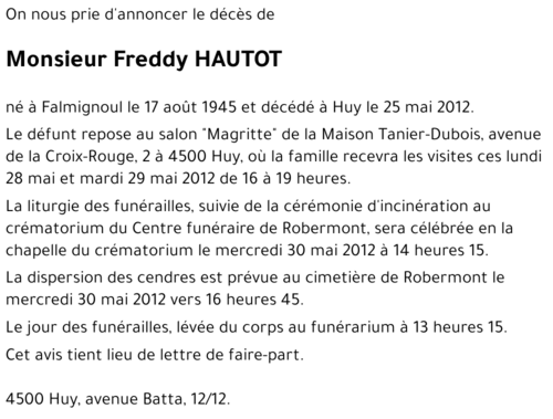 Freddy Hautot