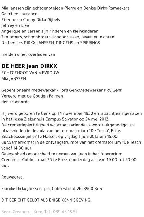 Jean Dirkx
