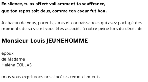 Louis JEUNEHOMME