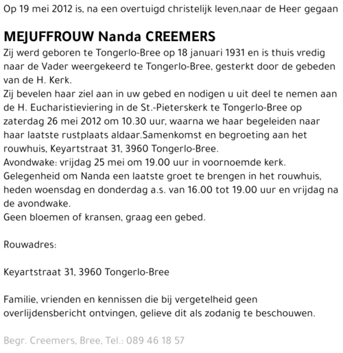 Nanda Creemers