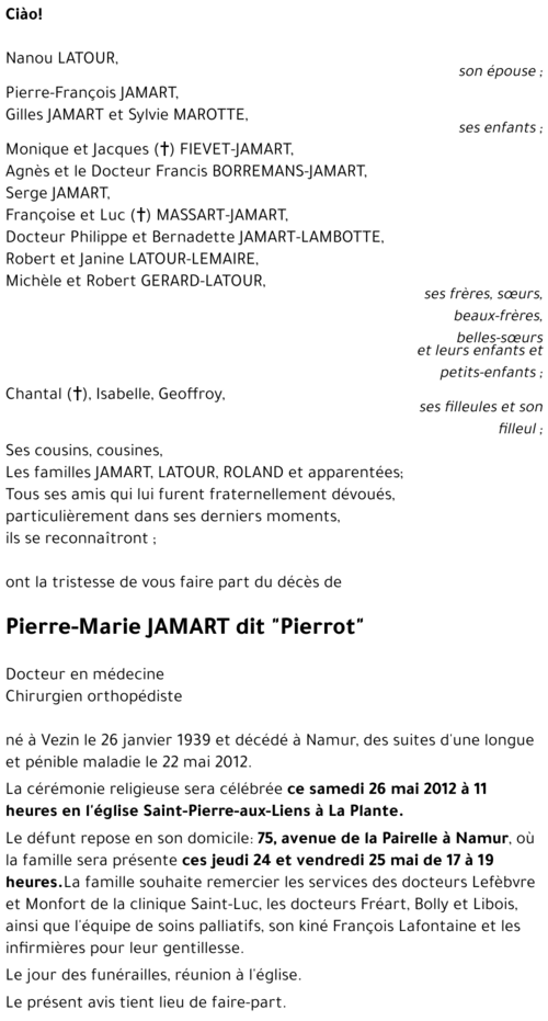 Pierre-Marie JAMART