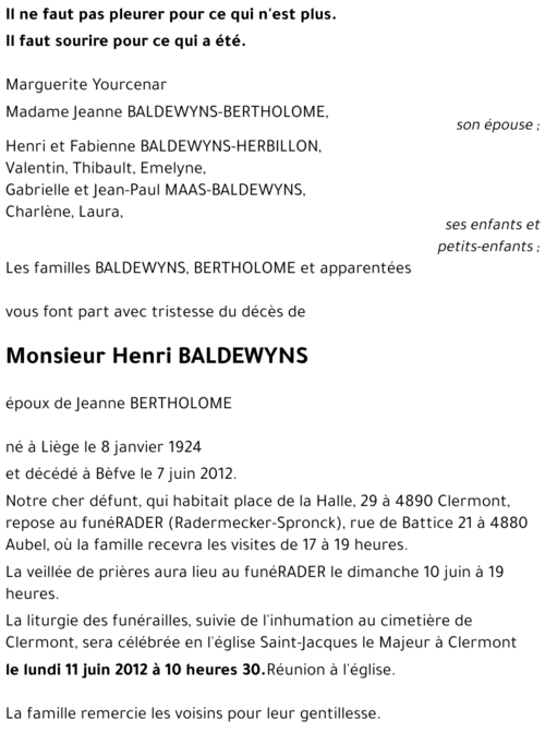 Henri BALDEWYNS