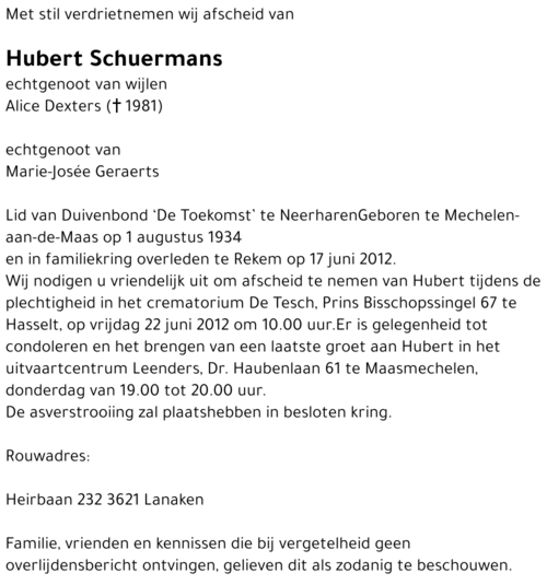 Hubert Schuermans