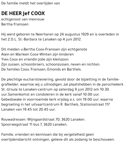 Jef Coox