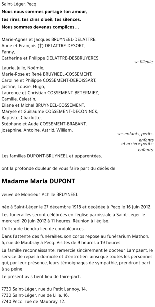 Maria Dupont