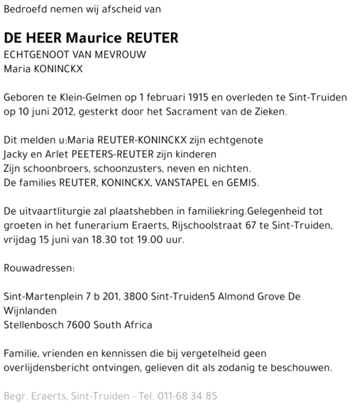 Maurice Reuter