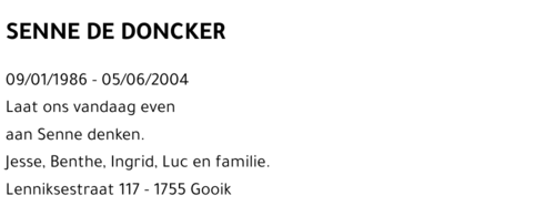 Senne DE DONCKER