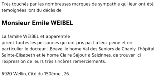 Emile WEIBEL