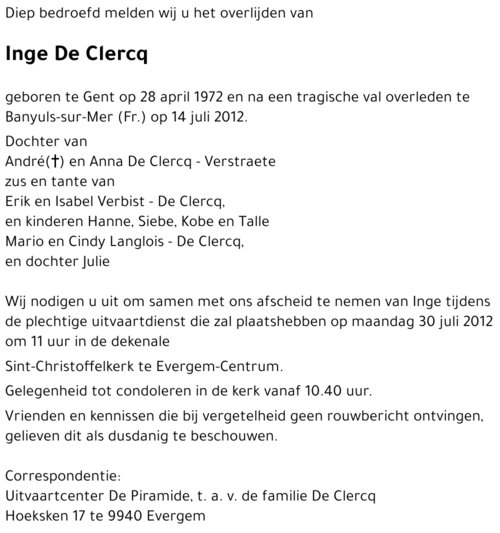 Inge De Clercq