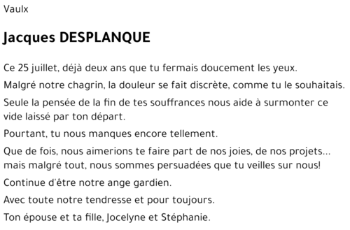 Jacques DESPLANQUE